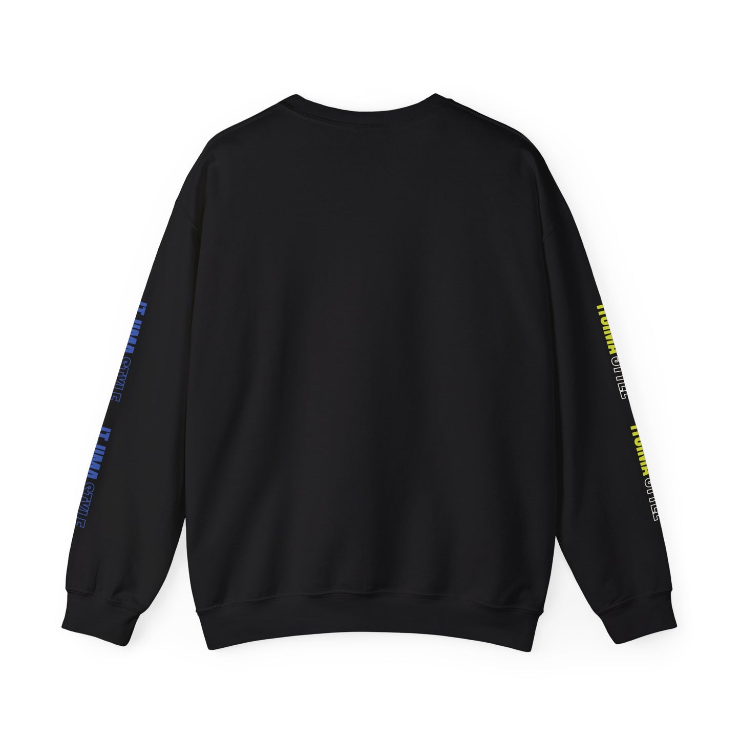 Crewneck Sweatshirt with Itjima Style Logo Sleeve