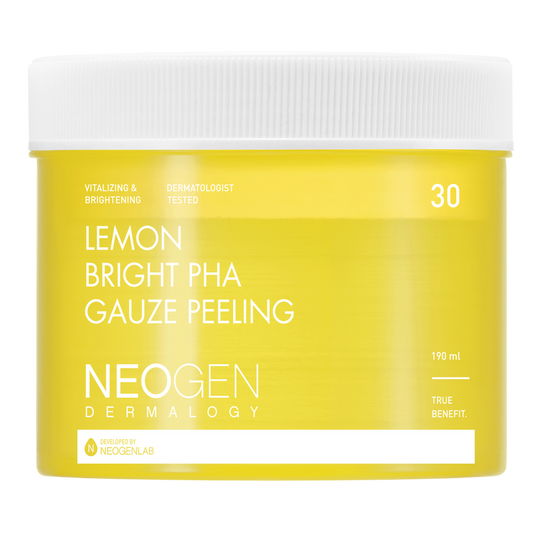 Neo Gen DERMALOGY LEMON BRIGHT PHA GAUZE PEELING 190ML (30 PADS)