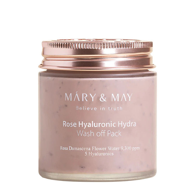 Mary&May Rose Hyaluronic Hydra Wash Off Pack 125g