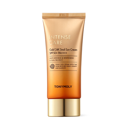 TonyMoly Intense Care Gold24K Snail Sun Cream SPF50+ PA++++ 50ml
