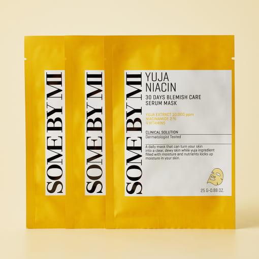 SomeByMi YUJA NIACIN 30 DAYS CARE SERUM MASK  X 10EA