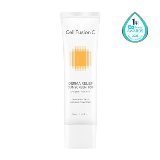 CellFusionC Derma Relief Sunscreen 100 SPF50+/PA++++ 50ml