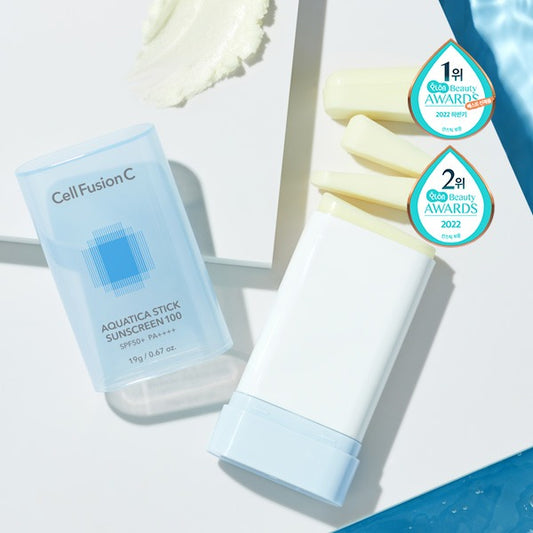CellFusionC Aquatica Stick Sunscreen 100 SPF50+/PA++++ 19g