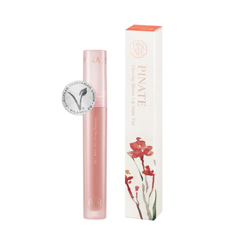 Pinate Glowing Bloom Lip Stain - 02 Neutral Coral