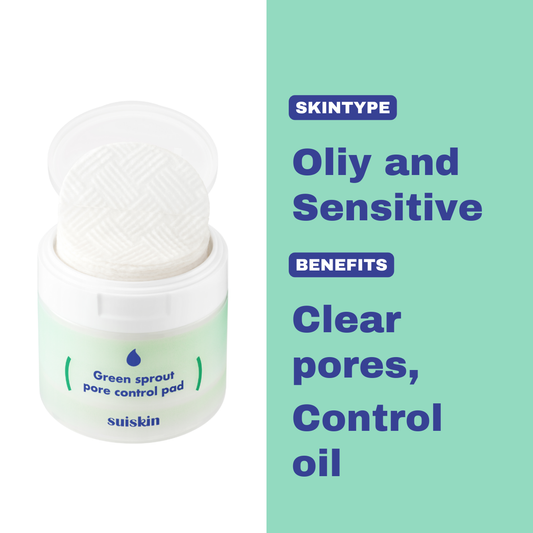 Suiskin Green sprout pore control pad 70EA