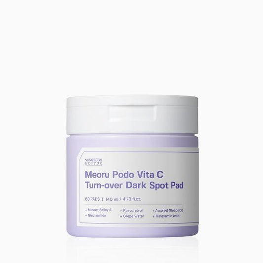 SungboonEditor Meoru Podo Vita C Turn-over Dark Spot Pad 60pcs, 140ml