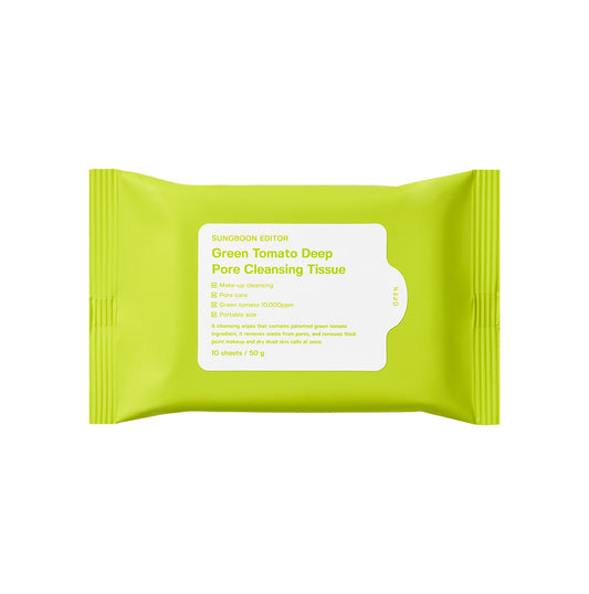 SungboonEditor Green Tomato Deep Pore Cleansing Tissue 50g 10pcs
