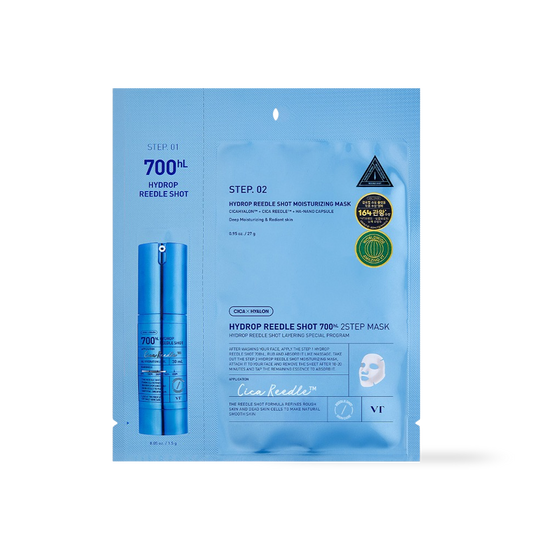 VT Cosmetics HYDROP Reedles Shot 700hL 2 STEP MASK