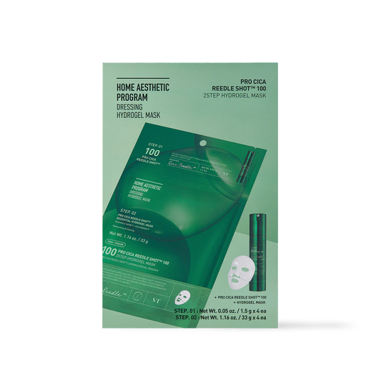 VT Cosmetics PRO CICA Reedle Shot 100 2STEP Hydrogel Mask 4ea
