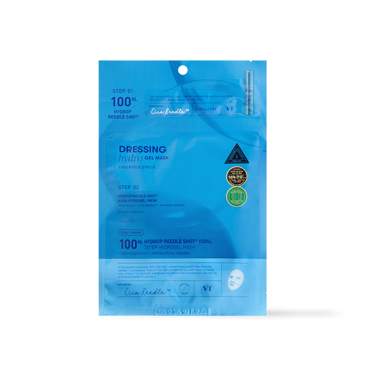 VT Cosmetics HYDROP Reedle Shot 100hl 2STEP Hydrogel Mask - 2Type