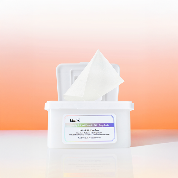 Dear,Klairs Freshly Juiced Vitamin Skin Prep Pads 290 mL 80Pads