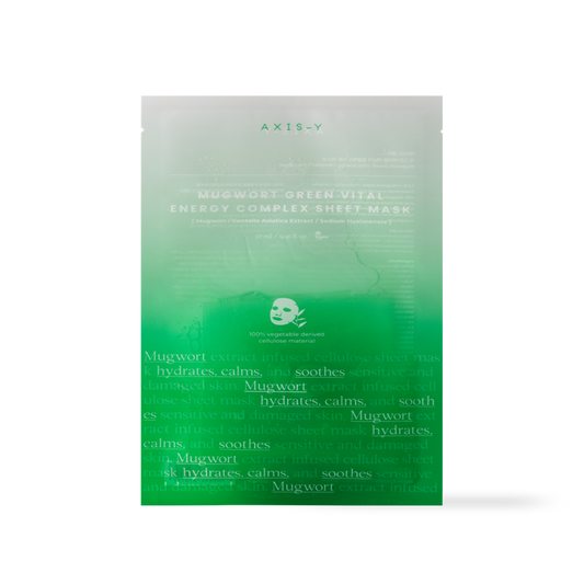 AXIS -Y Mugwort Green Vital Energy Complex Sheet Mask 27ml