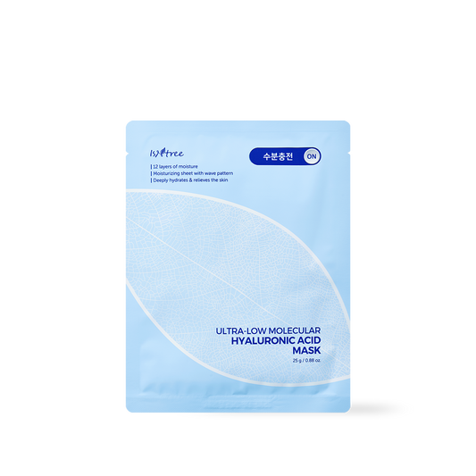 Isntree Ultra-Low Molecular Hyaluronic Acid Mask 10ea