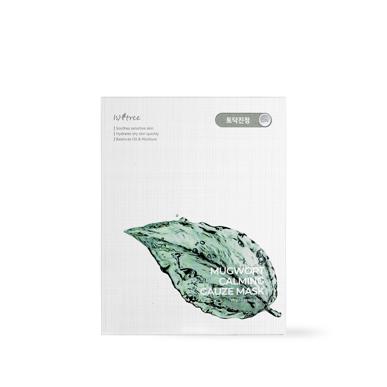 Isntree Mugwort Calming Gauze Mask 23g*10ea