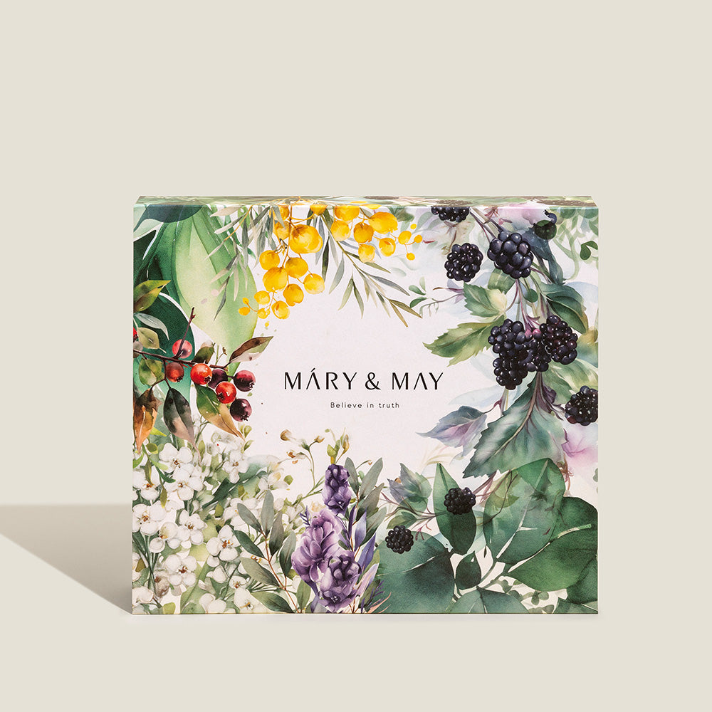 Mary&May Soothing Gel Cream+Idebenone Blackberry Cream Duo Set 100g x2