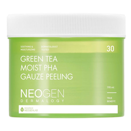 Neo Gen Green tea moist PHA Gauze peeling 30Pad