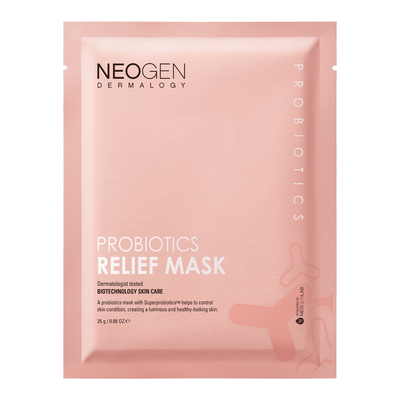 Neo Gen DERMALOGY PROBIOTICS RELIEF MASK (25ML X 5 SHEETS)