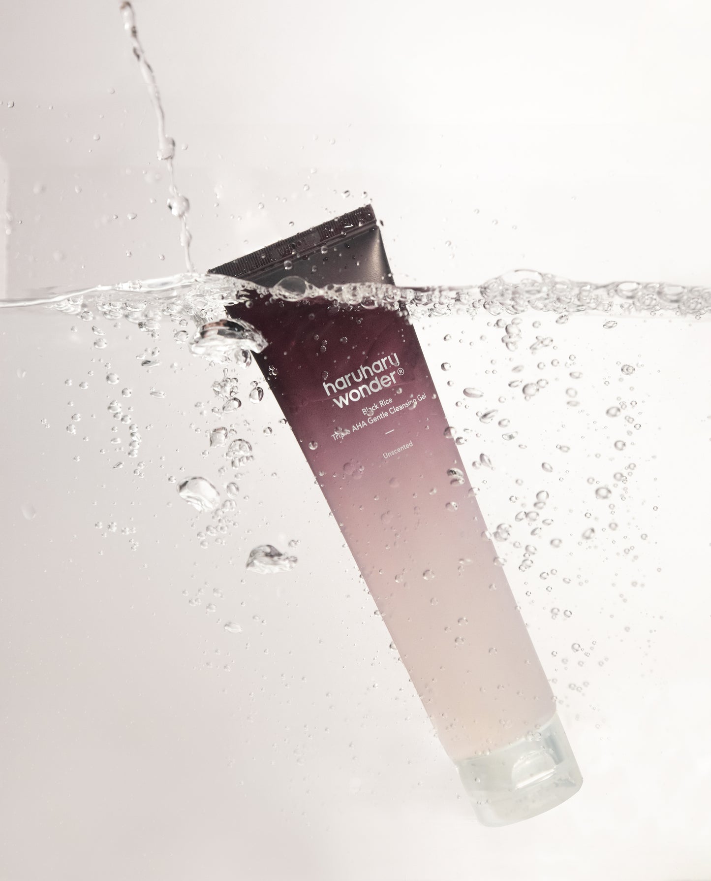 HaruHaruwonder  Black Rice Triple AHA Gentle Cleansing Gel Unscented 100ml