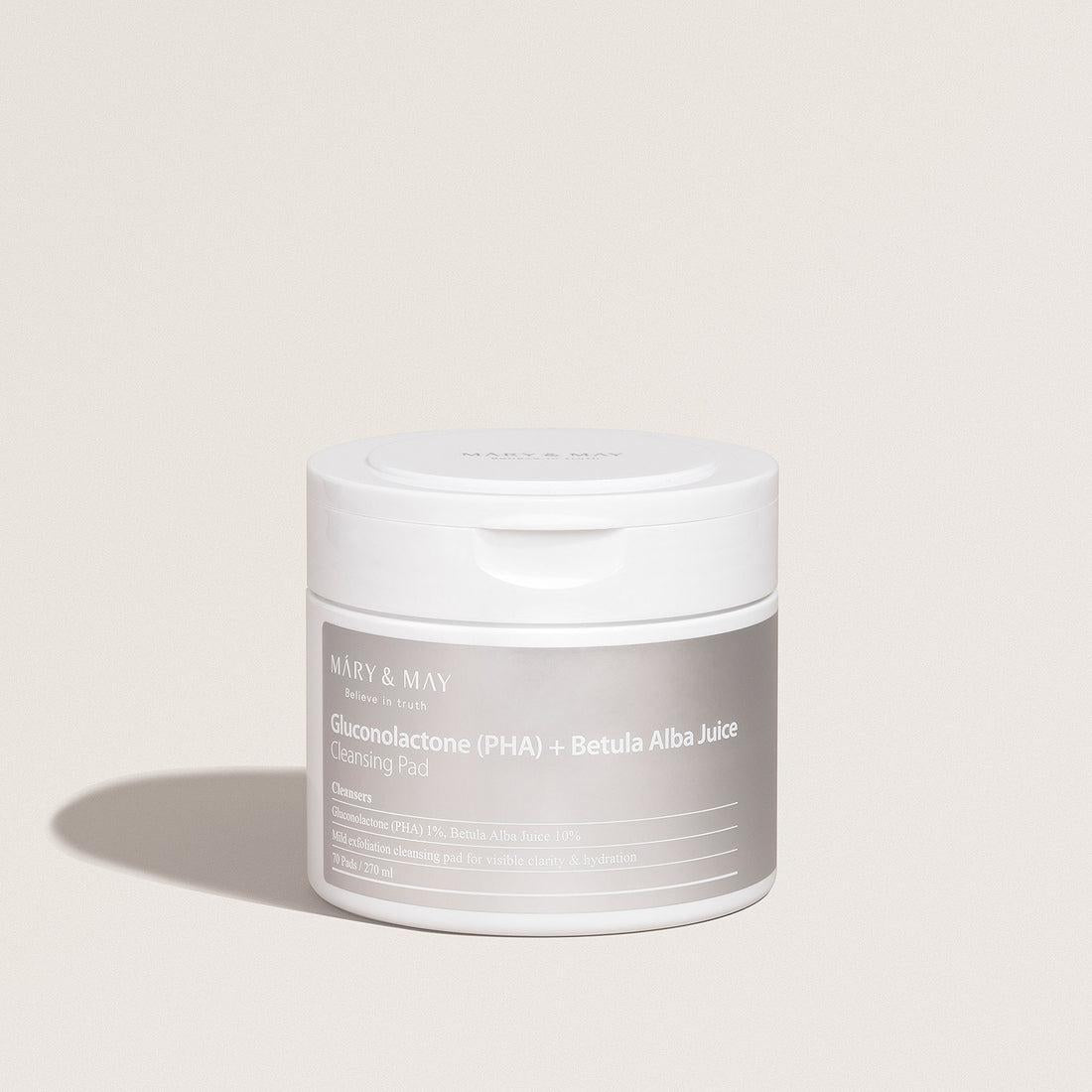 Mary&May Gluconolactone (PHA)+Betula Alba Juice Cleansing Pad 70Pads/270ml