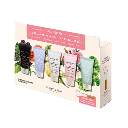 Mary&May Vegan Wash Off Mask Mini Gift Set (30g x5)