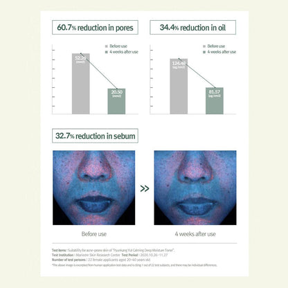 PyunkangYul Calming Deep Moisture Toner - 2 Size