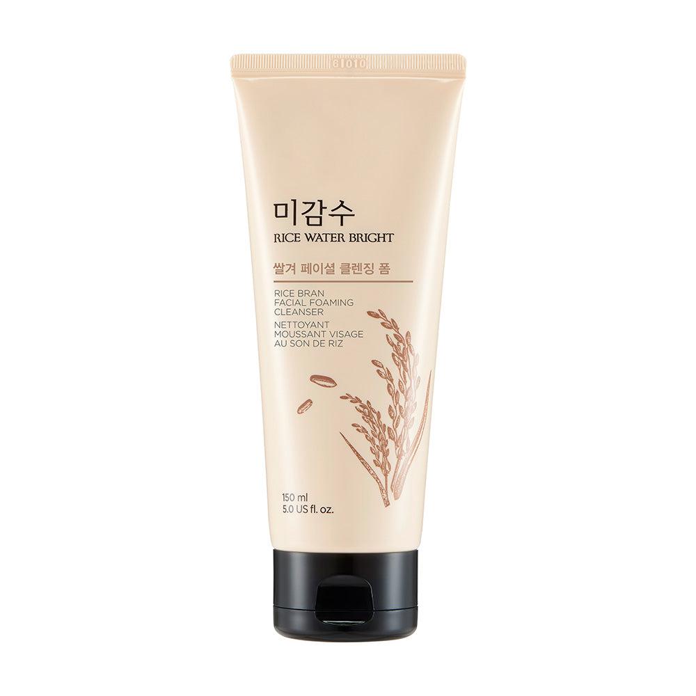 The Face Shop RICE WATER BRIGHT Rice Bran Facial Foaming Cleanser 150ml