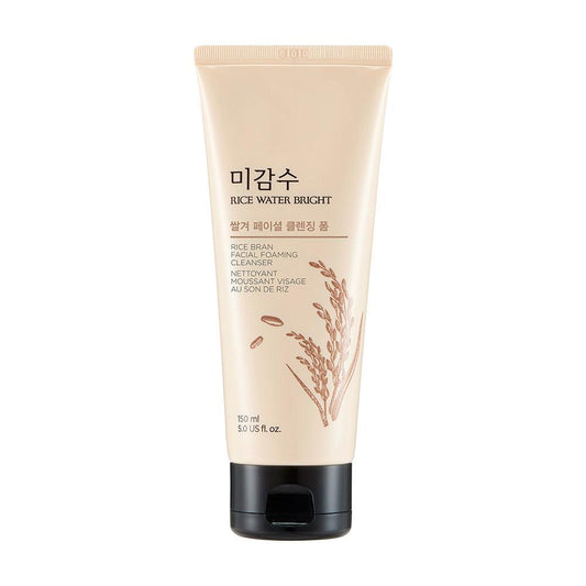 The Face Shop RICE WATER BRIGHT Rice Bran Facial Foaming Cleanser 150ml
