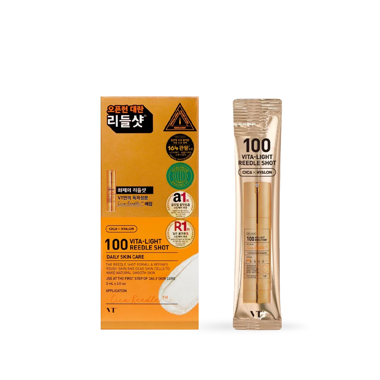 VT Cosmetics  100 VITA-LIGHT Reedle shot 10ea