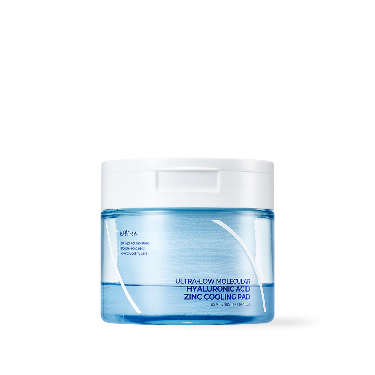 Isntree Ultra-Low Molecular Hyaluronic Acid Zinc Cooling Pad 150ml 60ea
