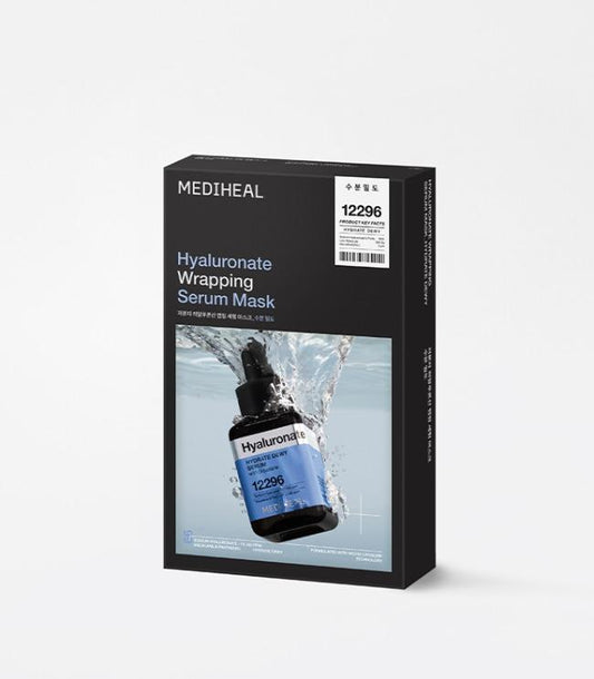 Mediheal  Hyaluronate Wrapping Serum Mask Hydrate Dewy 10ea
