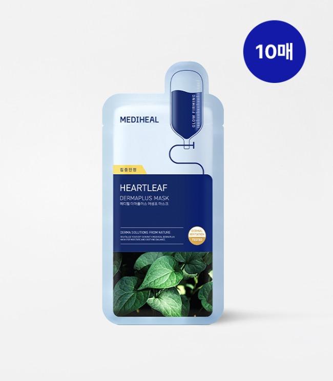 Mediheal  Derma Plus Heartleaf Mask 10ea