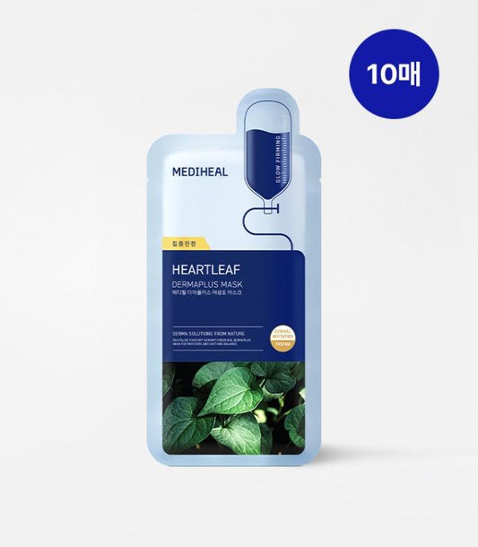 Mediheal  Derma Plus Heartleaf Mask 10ea