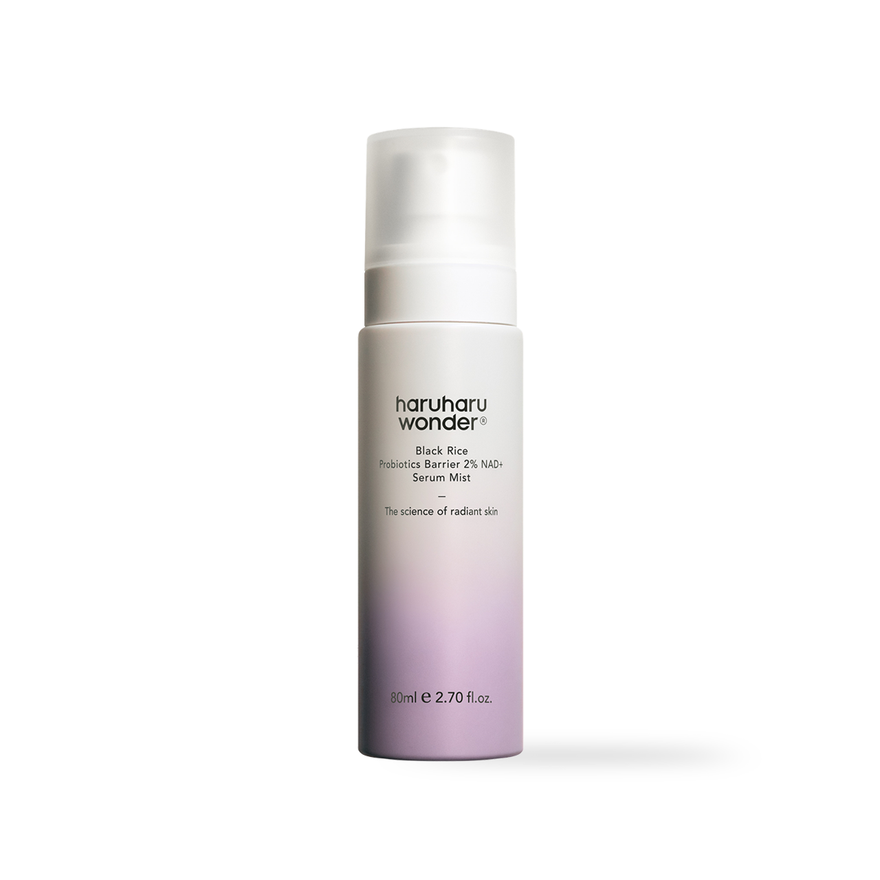 Haruharuwonder Black Rice Probiotics Barrier 2% NAD + Serum Mist 80ml