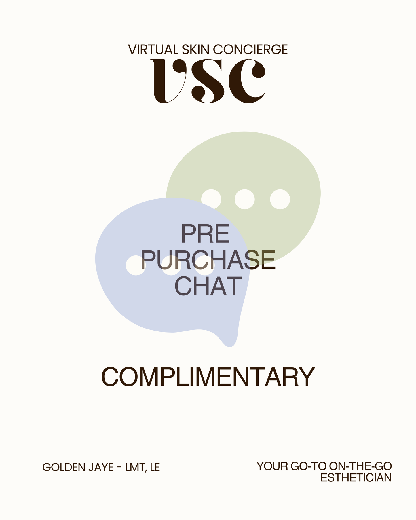 Complimentary Pre-Purchase Chat